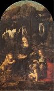 LEONARDO da Vinci The Virgin of the rocks